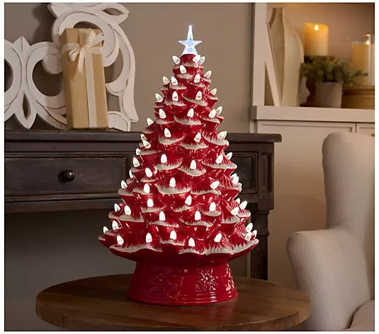 Christmas 18" Ceramic Nostalgic Tree
