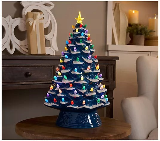 Christmas 18" Ceramic Nostalgic Tree